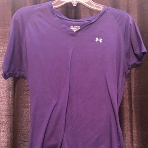 Under armour purple tech T-shirt large